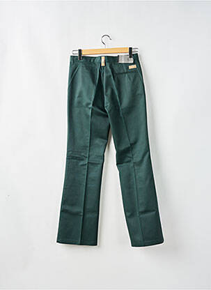 Pantalon chino țesătură poplin mărime normală verde FREEMAN T.PORTER femeie