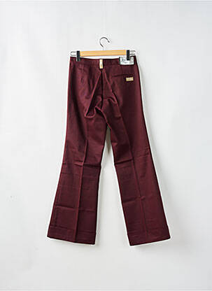 Pantalon chino țesătură poplin mărime normală violet FREEMAN T.PORTER femeie