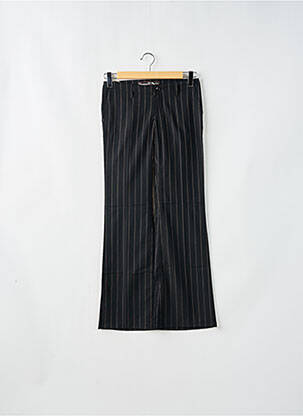 Pantalon drept țesătură crep talie joasă negru FREEMAN T.PORTER femeie