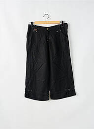 Pantalon trei sferturi croială dreaptă negru LOIS femeie