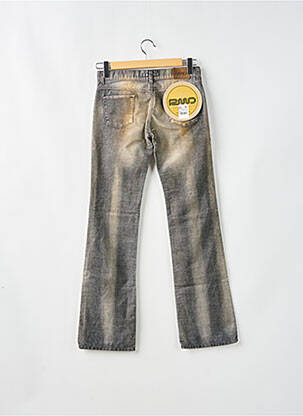 Pantalon evazat elasticitate talie joasă gri RWD femeie