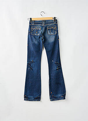 Blugi bootcut buzunare albastru RWD femeie