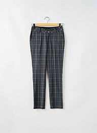 Pantalon chino închidere cu fermoar sub clapetă cu nasturi mărime normală gri RWD femeie