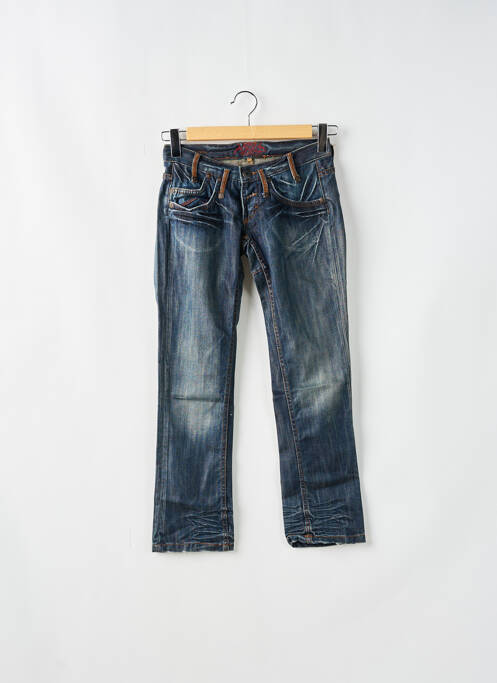 Blugi cu croială dreaptă albastru FREEMAN T.PORTER femeie