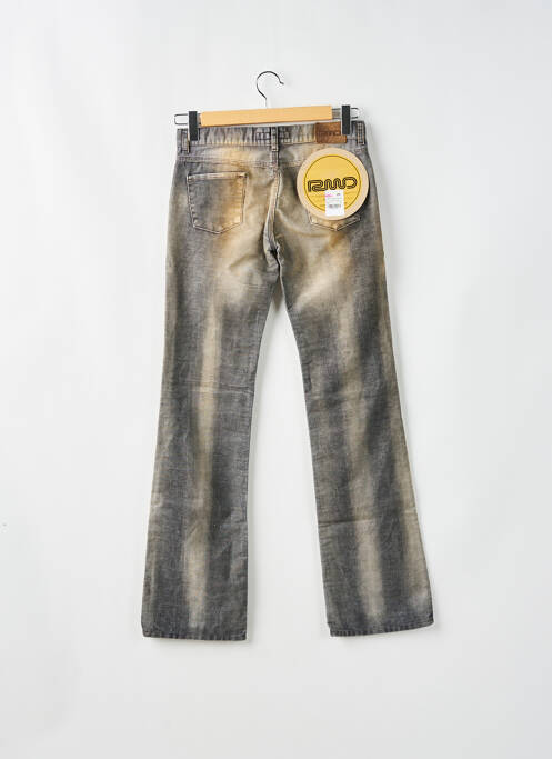 Pantalon evazat elasticitate talie joasă gri RWD femme