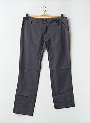 Pantalon drept elasticitate talie joasă gri SPIRIT OF GANG femeie
