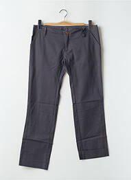 Pantalon drept elasticitate talie joasă gri SPIRIT OF GANG femme