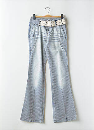 Blugi cu croială evazată albastru TEDDY SMITH femeie