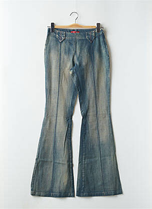 Blugi cu croială evazată albastru TEDDY SMITH femeie