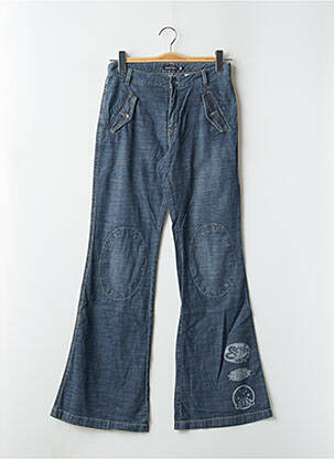 Blugi cu croială evazată albastru TEDDY SMITH femeie