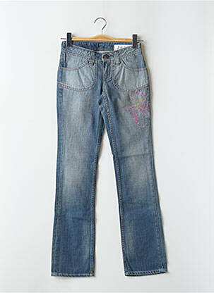 Blugi cu croială dreaptă albastru TEDDY SMITH femeie