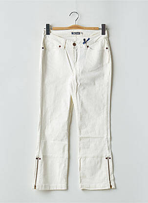 Blugi bootcut alb TEDDY SMITH femeie