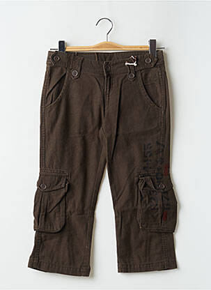 Pantalon trei sferturi buzunare verde TEDDY SMITH femeie