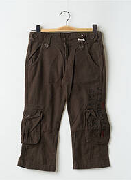 Pantalon trei sferturi buzunare verde TEDDY SMITH femeie