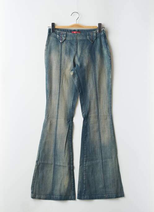 Blugi cu croială evazată albastru TEDDY SMITH femeie