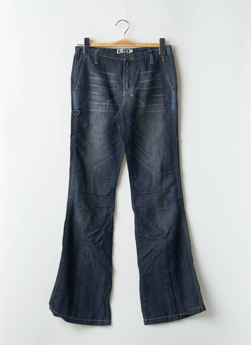 Blugi cu croială evazată albastru TEDDY SMITH femeie