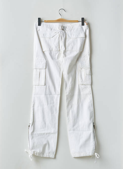 Pantalon cargo alb TEDDY SMITH femeie