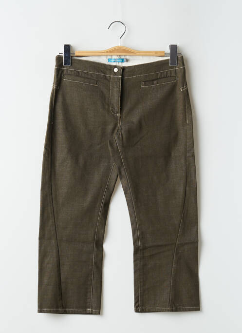 Pantalon trei sferturi verde TEDDY SMITH femeie