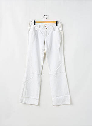 Pantalon drept alb SCHOOL RAG femeie