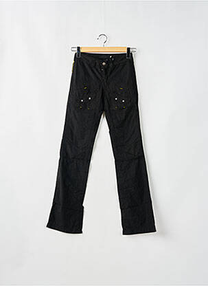 Pantalon cargo subțire talie joasă negru SCHOOL RAG femeie