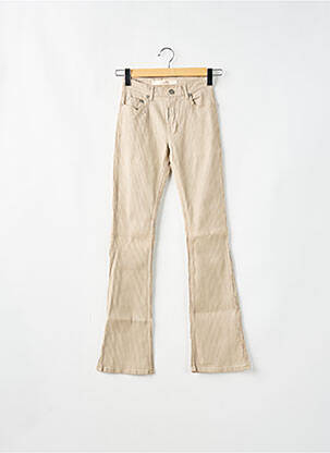 Pantalon evazat elasticitate talie joasă verde SCHOOL RAG femeie