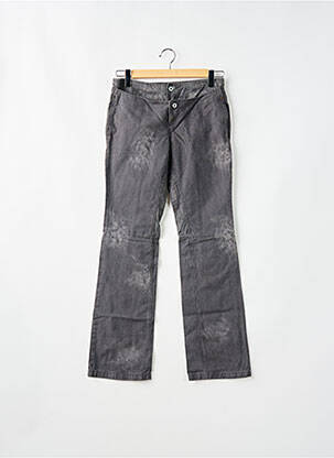 Pantalon drept buzunare talie joasă gri SCHOOL RAG femeie