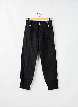 Pantalon cargo buzunare talie joasă negru SCHOOL RAG femeie
