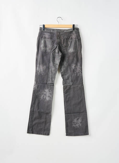 Pantalon drept buzunare talie joasă gri SCHOOL RAG femme