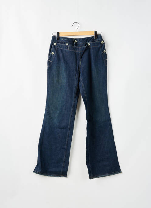 Blugi cu croială evazată albastru SCHOOL RAG femeie