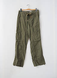 Pantalon cargo croială dreaptă mărime normală verde ONLY femeie