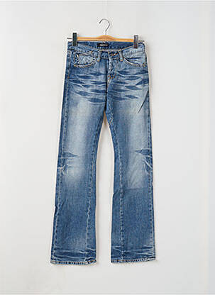 Blugi bootcut buzunare talie joasă albastru RWD femeie