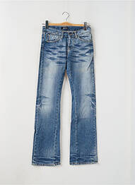 Blugi bootcut buzunare talie joasă albastru RWD femeie