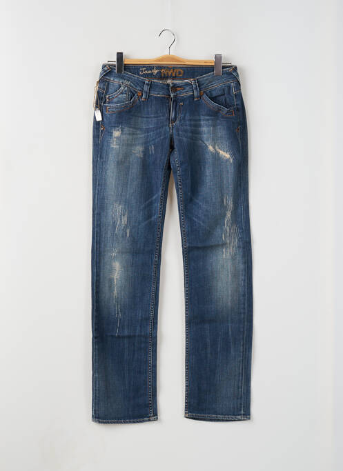 Blugi cu croială dreaptă albastru RWD femeie