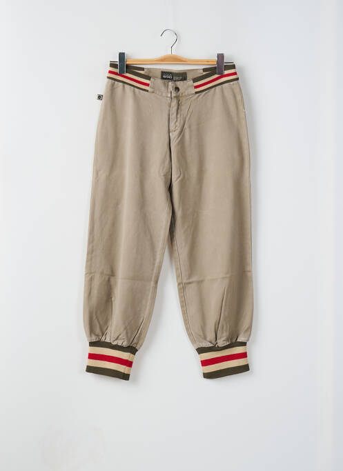 Pantalon trei sferturi bej RWD femeie