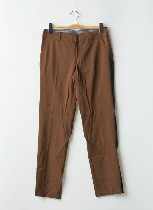 Pantalon drept maro LEON & HARPER femeie