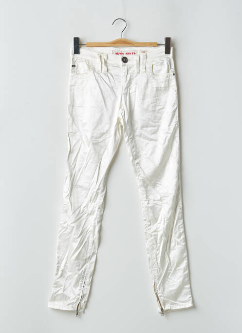 Pantalon slim alb MISS SIXTY femeie