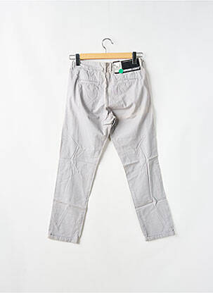 Pantalon chino țesătură poplin mărime normală gri DR DENIM femeie