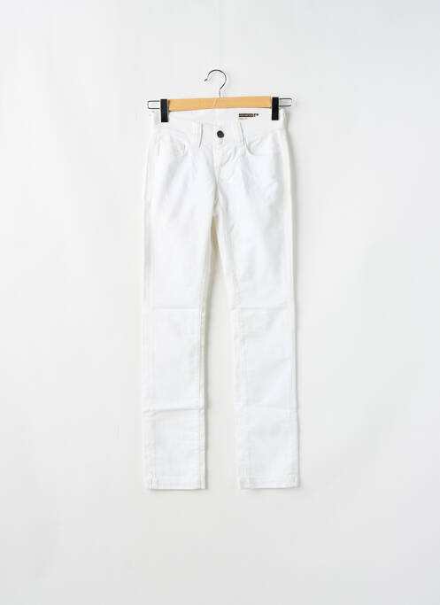 Blugi cu croială dreaptă alb FORNARINA femeie