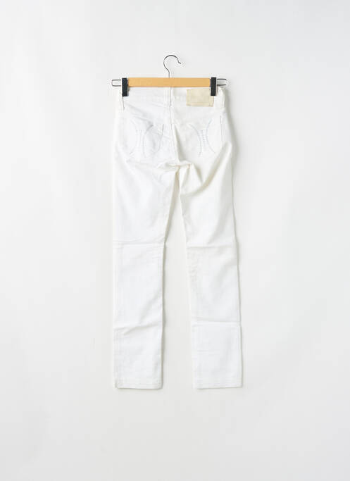 Blugi cu croială dreaptă alb FORNARINA femeie