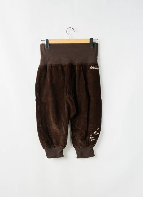 Pantalon trei sferturi maro GOLDDIGGA femeie