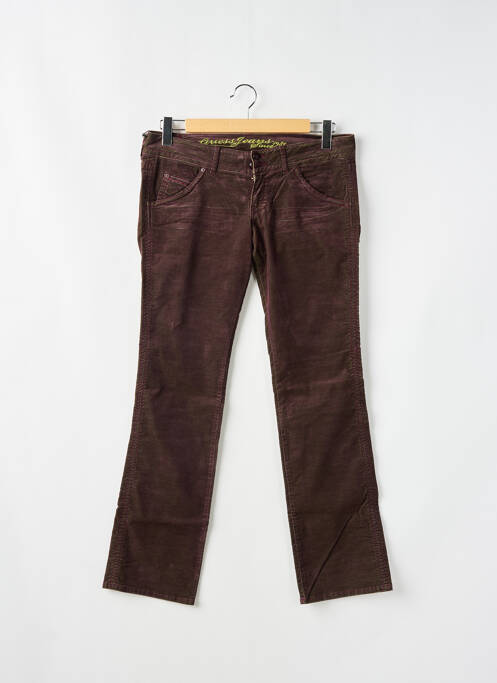 Pantalon drept violet GUESS femeie