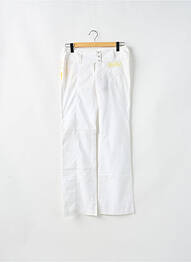 Pantalon evazat talie joasă talie joasă alb BE YOU K femeie