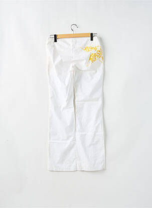 Pantalon evazat talie joasă talie joasă alb BE YOU K femeie
