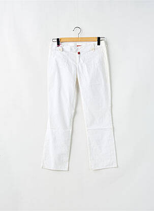 Pantalon slim talie joasă talie joasă alb BE YOU K femeie