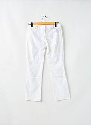 Pantalon slim talie joasă talie joasă alb BE YOU K femeie