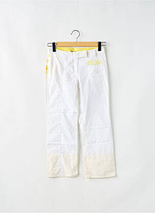 Pantalon trei sferturi croială dreaptă talie joasă bej BE YOU K femeie