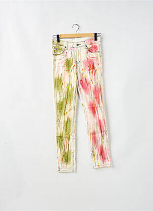 Blugi cu croială slim verde CHEAP MONDAY femeie