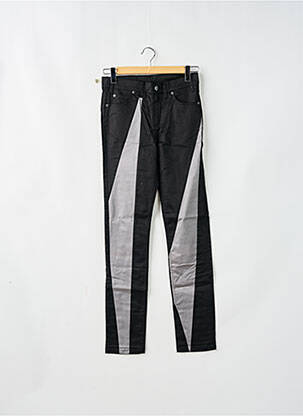Pantalon slim țesătură poplin mărime normală negru CHEAP MONDAY femeie