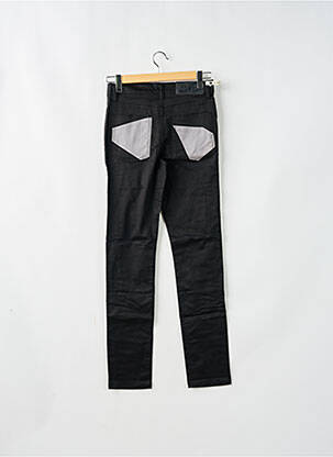 Pantalon slim țesătură poplin mărime normală negru CHEAP MONDAY femeie