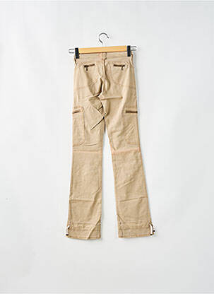 Pantalon cargo croială dreaptă talie joasă bej CIMARRON femeie